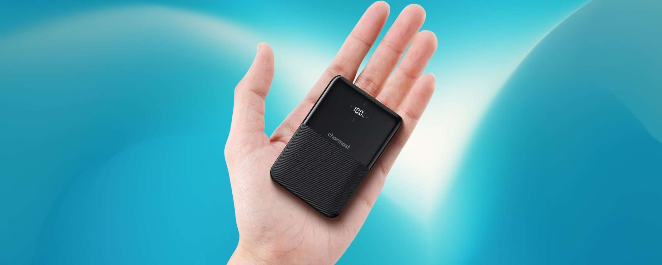 Power Bank 10000mAh sottile e leggero in SUPER SCONTO su Amazon (-35%)