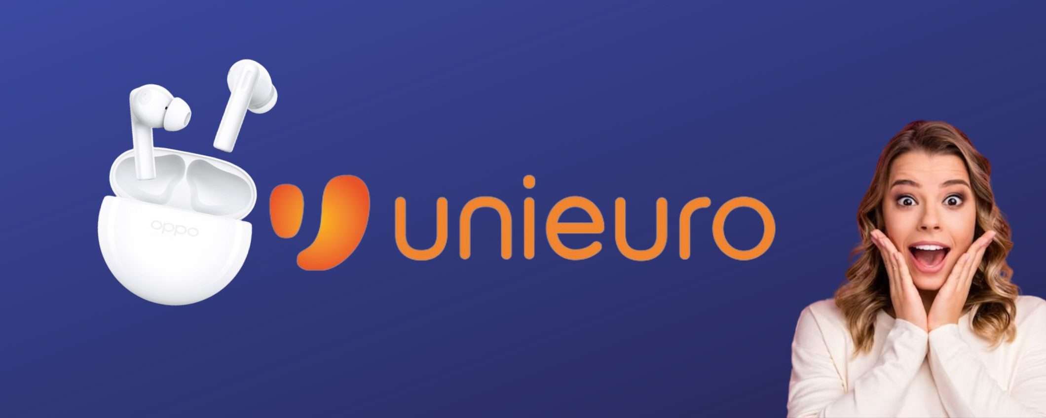 Gli auricolari WIRELESS di Oppo a 19 EURO da Unieuro sono un REGALO Gli auricolari WIRELESS di Oppo a 19 EURO da Unieuro sono un REGALO