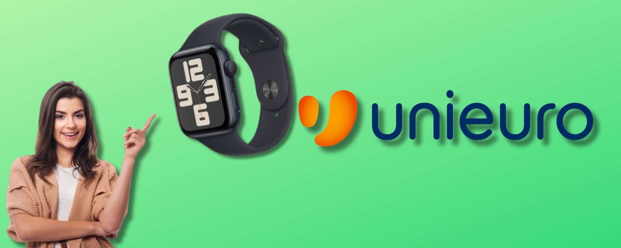 Apple Watch SE 2023 in promo da UNIEURO: compralo in 3 rate con PayPal Apple Watch SE 2023 in promo da UNIEURO: compralo in 3 rate con PayPal