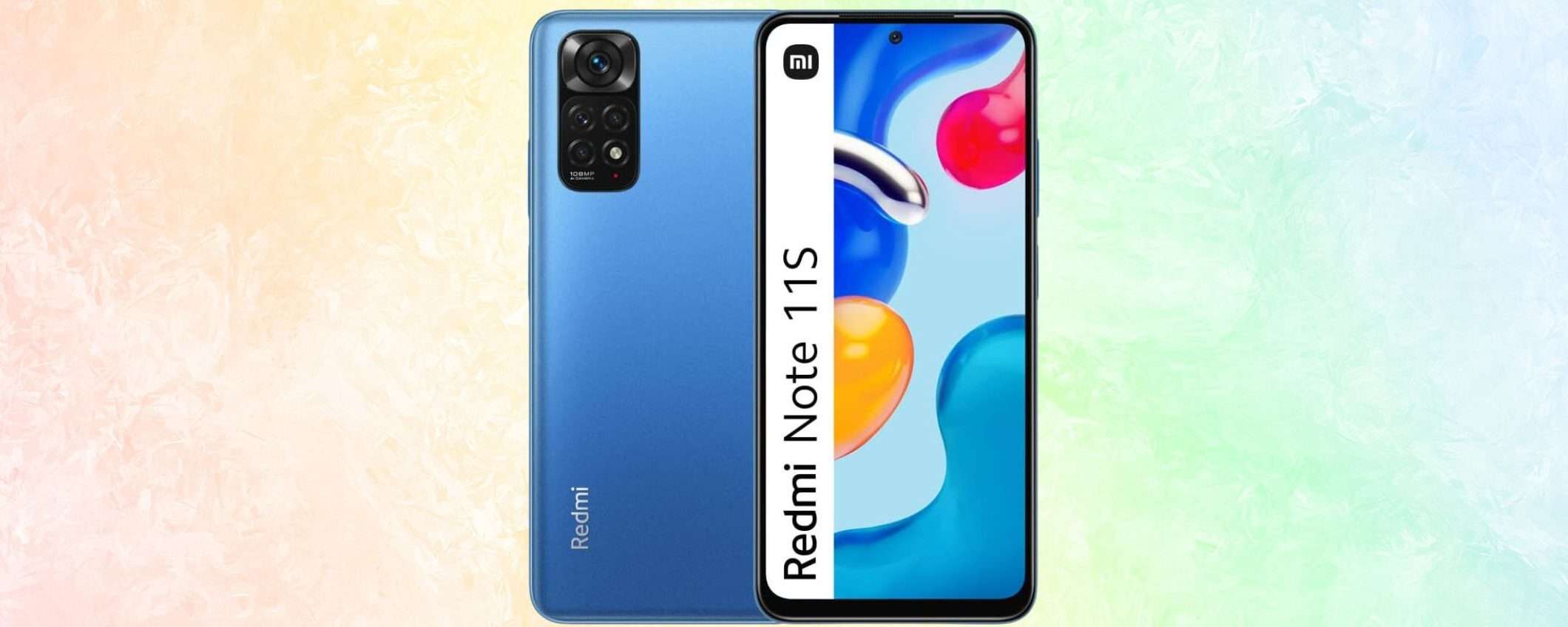 Redmi Note 11S: 6GB+128GB, AMOLED e fotocamera da 108MP, che SCONTO! (-54%)