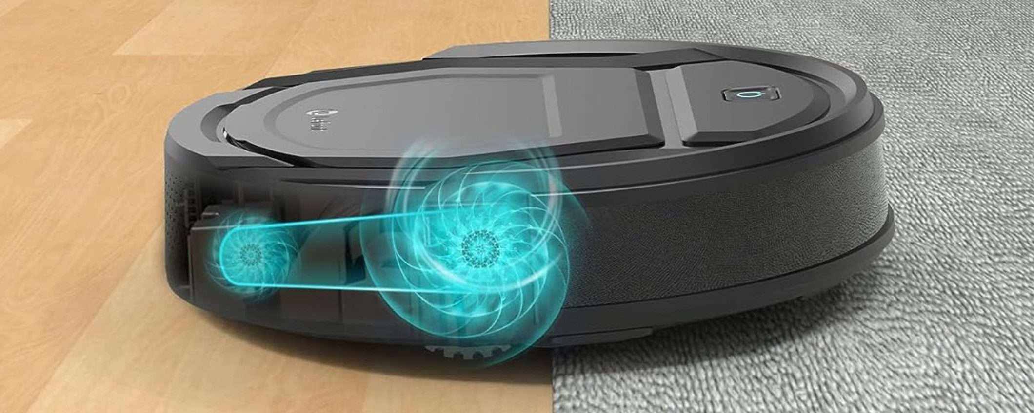 Questo robot aspirapolvere va bene anche sui TAPPETI: su Amazon a soli 99,99€ (-58%) Questo robot aspirapolvere va bene anche sui TAPPETI: su Amazon a soli 99,99€ (-58%)