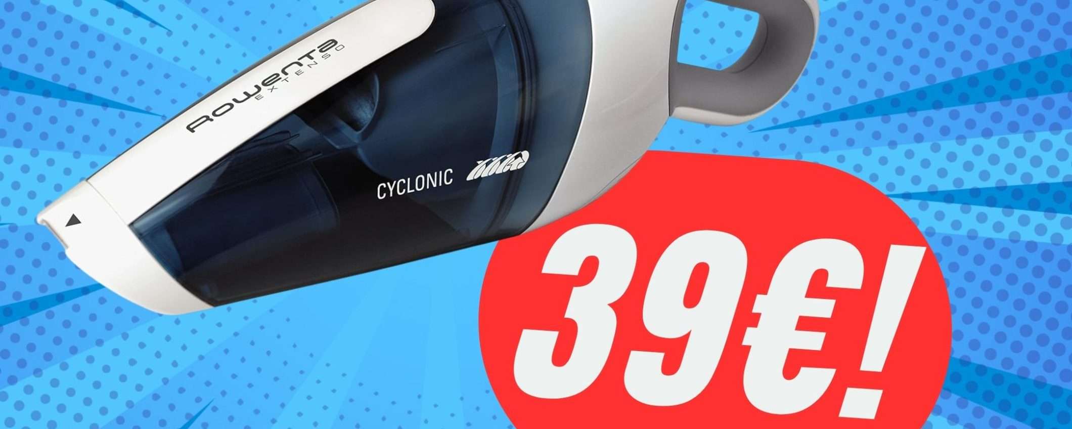 Pulisci la tua Auto all'istante con questo Aspirapolvere Rowenta a 39€! Pulisci la tua Auto all'istante con questo Aspirapolvere Rowenta a 39€!