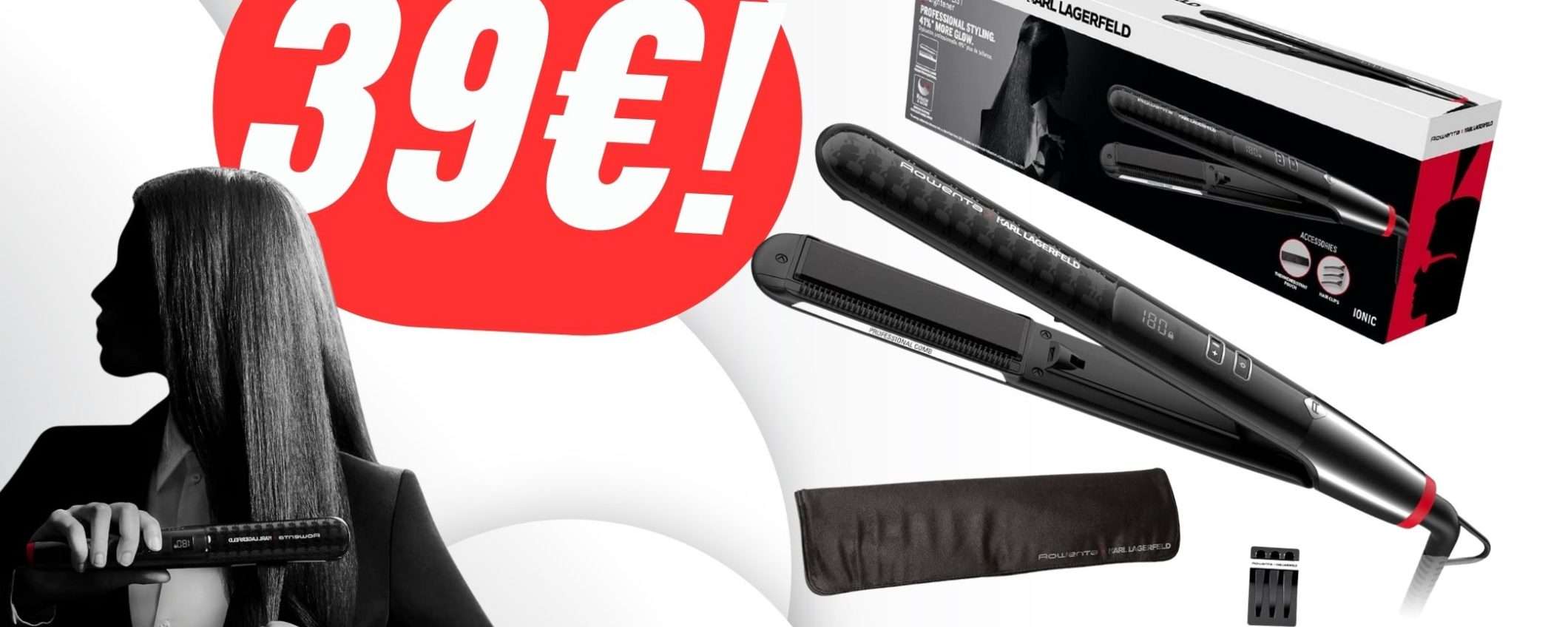 La Pistra per Capelli Rowenta x KARL LAGERFELD è il top a soli 39€! La Pistra per Capelli Rowenta x KARL LAGERFELD è il top a soli 39€!