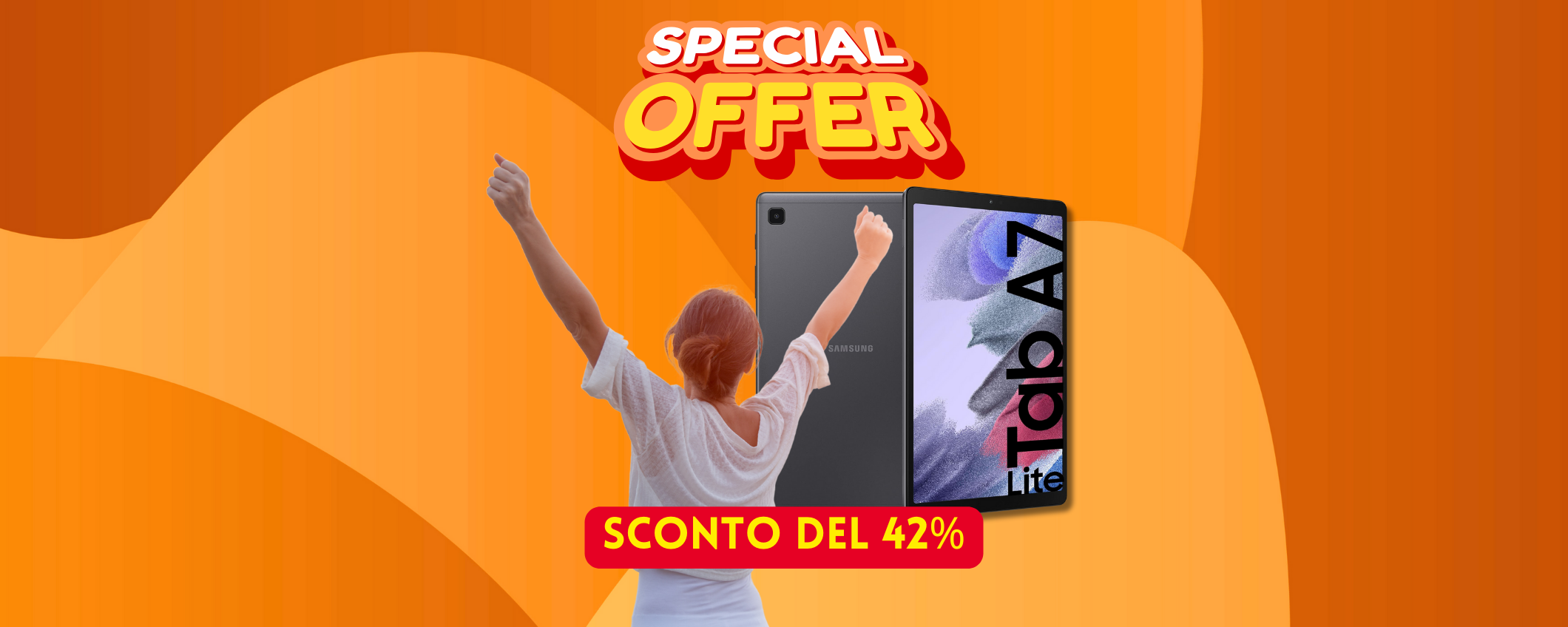 Samsung Galaxy Tab A7 Lite in sconto del 42%: prezzo FOLLE Samsung Galaxy Tab A7 Lite in sconto del 42%: prezzo FOLLE