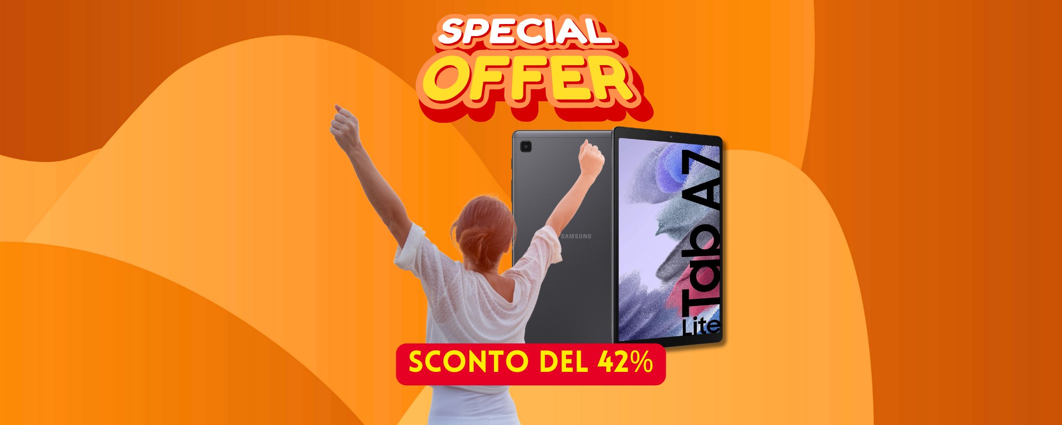 Samsung Galaxy Tab A7 Lite in sconto del 42%: prezzo FOLLE