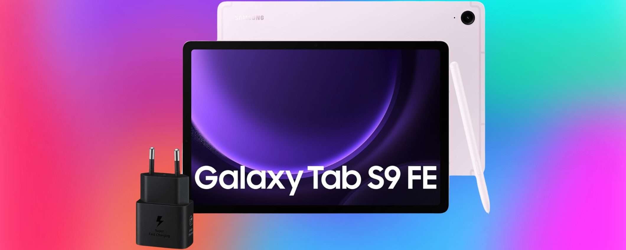Samsung Galaxy Tab S9 FE: sconto Amazon da RECORD (-150€) e caricatore IN REGALO Samsung Galaxy Tab S9 FE: sconto Amazon da RECORD (-150€) e caricatore IN REGALO