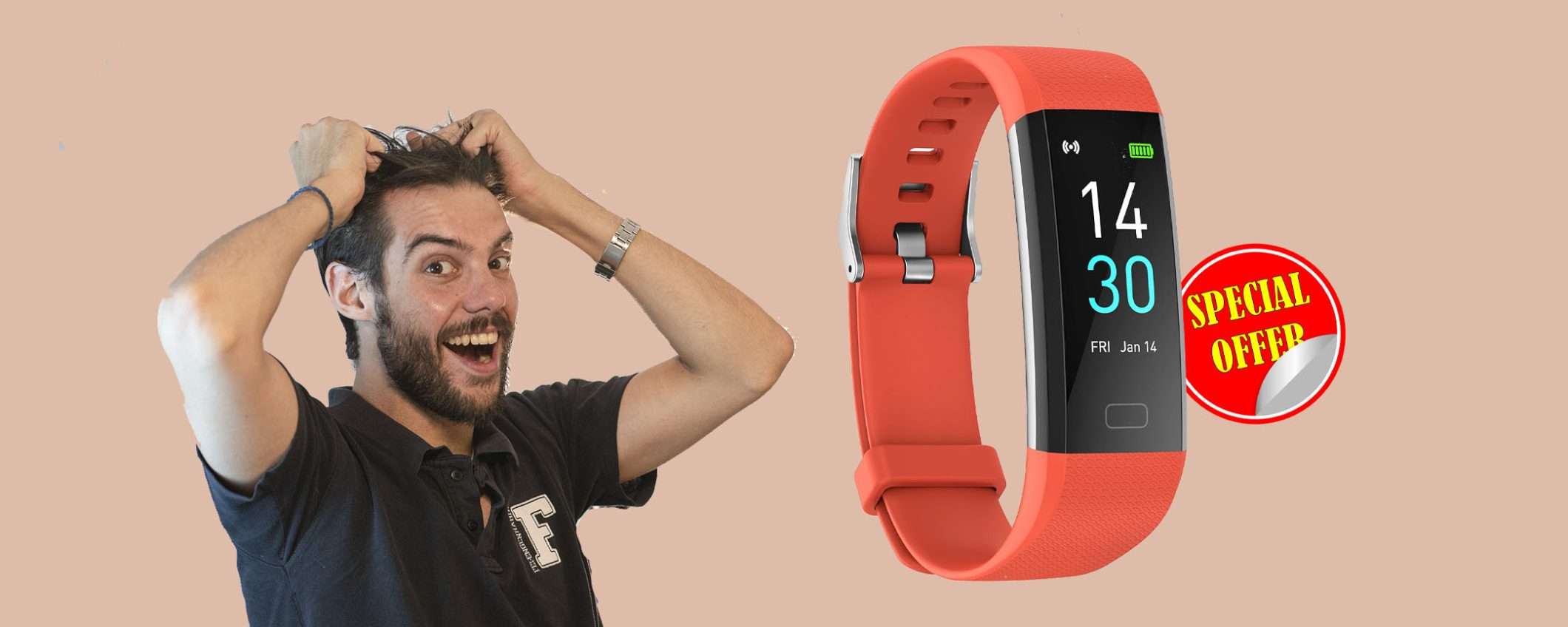 Smart Band con contapassi: offerta IMPERDIBILE, tua a soli 31€ Smart Band con contapassi: offerta IMPERDIBILE, tua a soli 31€