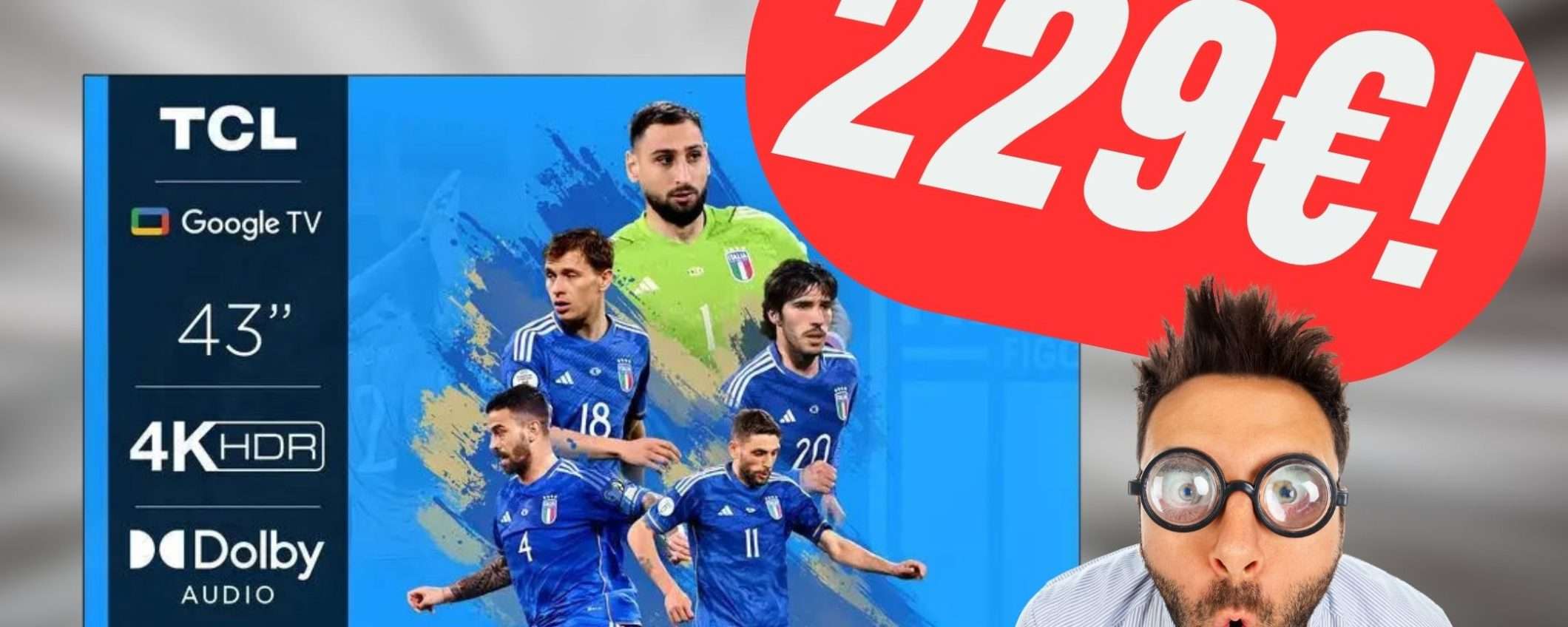 Solo 229€ per questo Smart TV 4K da 43 Solo 229€ per questo Smart TV 4K da 43