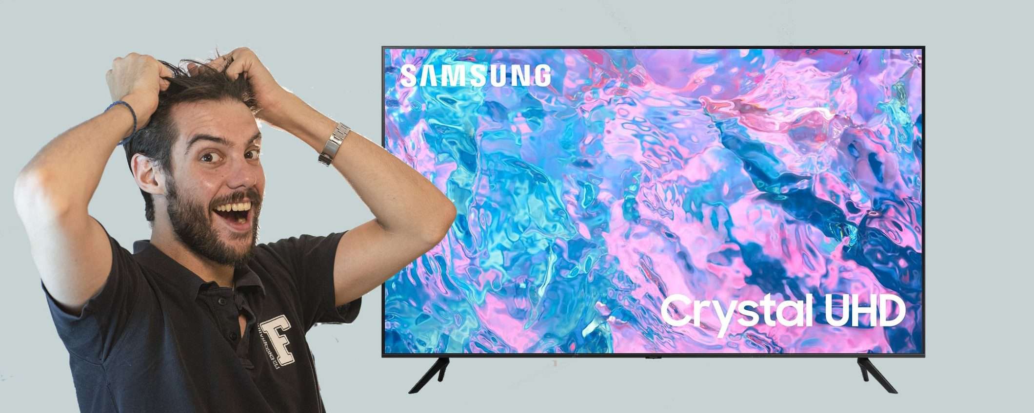 Smart TV Crystal UHD 4K Samsung da 43