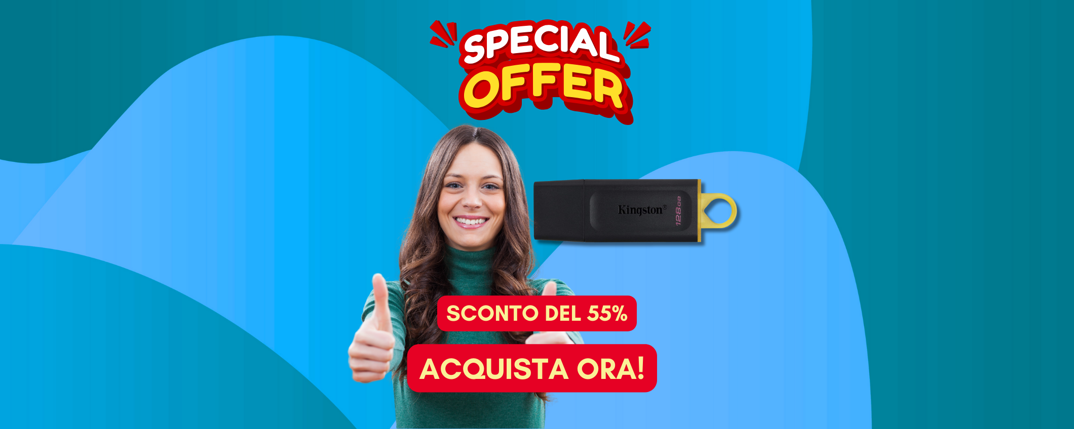 Chiavetta USB Kingston DataTraveler Exodia in sconto del 55% per poco! Chiavetta USB Kingston DataTraveler Exodia in sconto del 55% per poco!