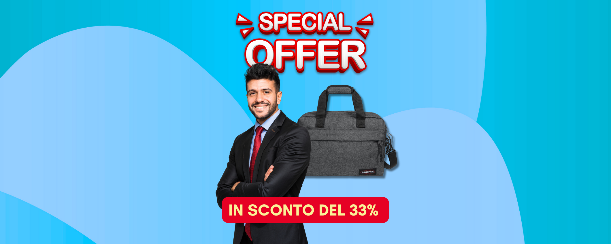 Comoda borsa a tracolla Eastpak in sconto SHOCK del 33%