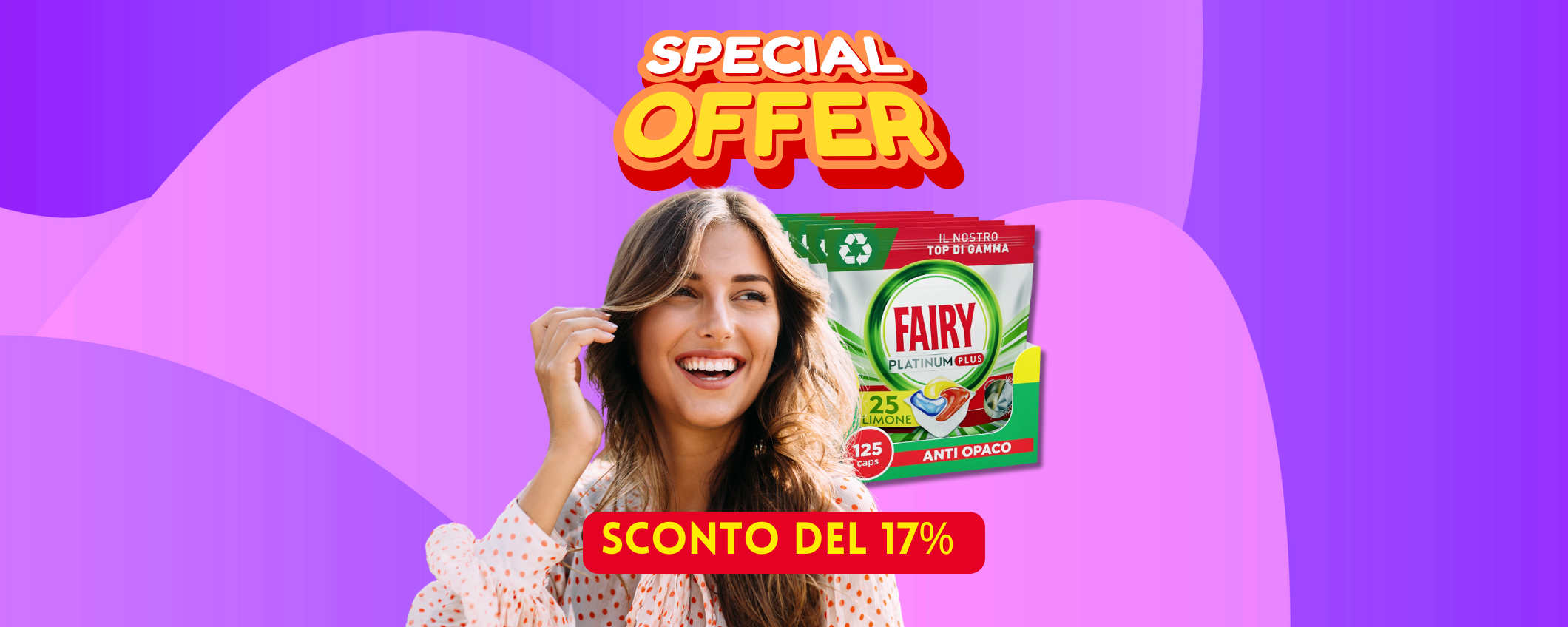 Piatti perfetti con Fairy Platinum in sconto del 17% su Amazon! Piatti perfetti con Fairy Platinum in sconto del 17% su Amazon!