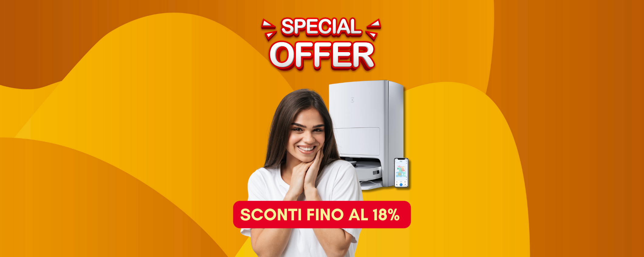 Pulisci casa solo con Ecovacs Deebot T20 Omni in sconto del 18% Pulisci casa solo con Ecovacs Deebot T20 Omni in sconto del 18%