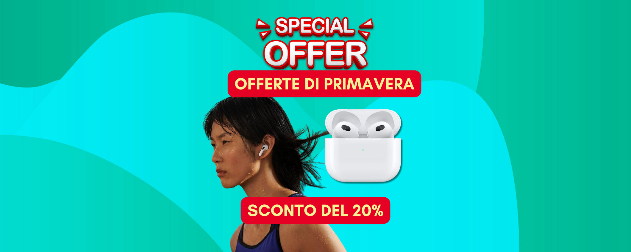 Apple AirPods di terza generazione in sconto SHOCK del 20%