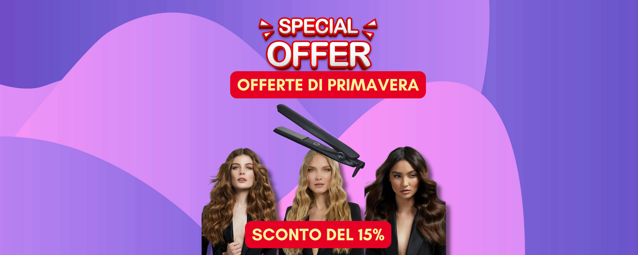 ghd Original Styler: sconto di primavera del 15% solo per oggi! ghd Original Styler: sconto di primavera del 15% solo per oggi!