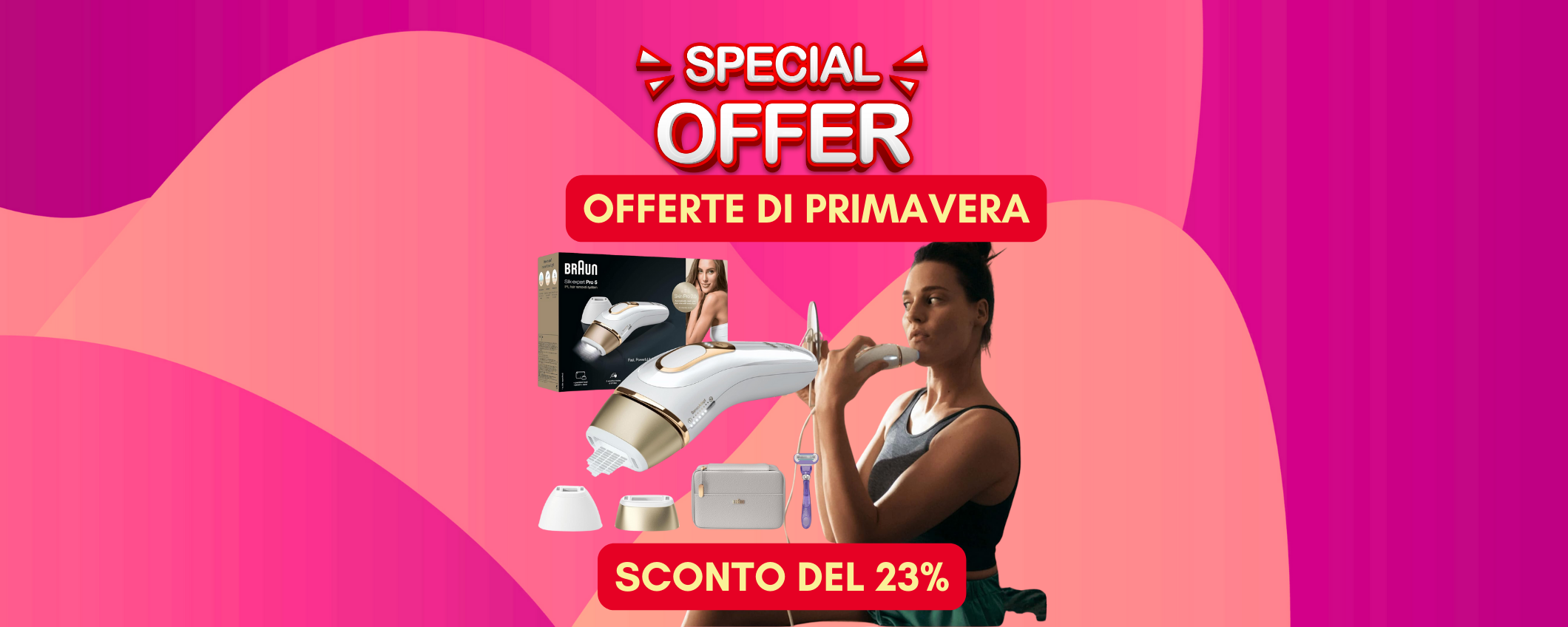 Braun Silk Expert Pro 5 in sconto del 23% per un corpo sempre liscio e perfetto Braun Silk Expert Pro 5 in sconto del 23% per un corpo sempre liscio e perfetto