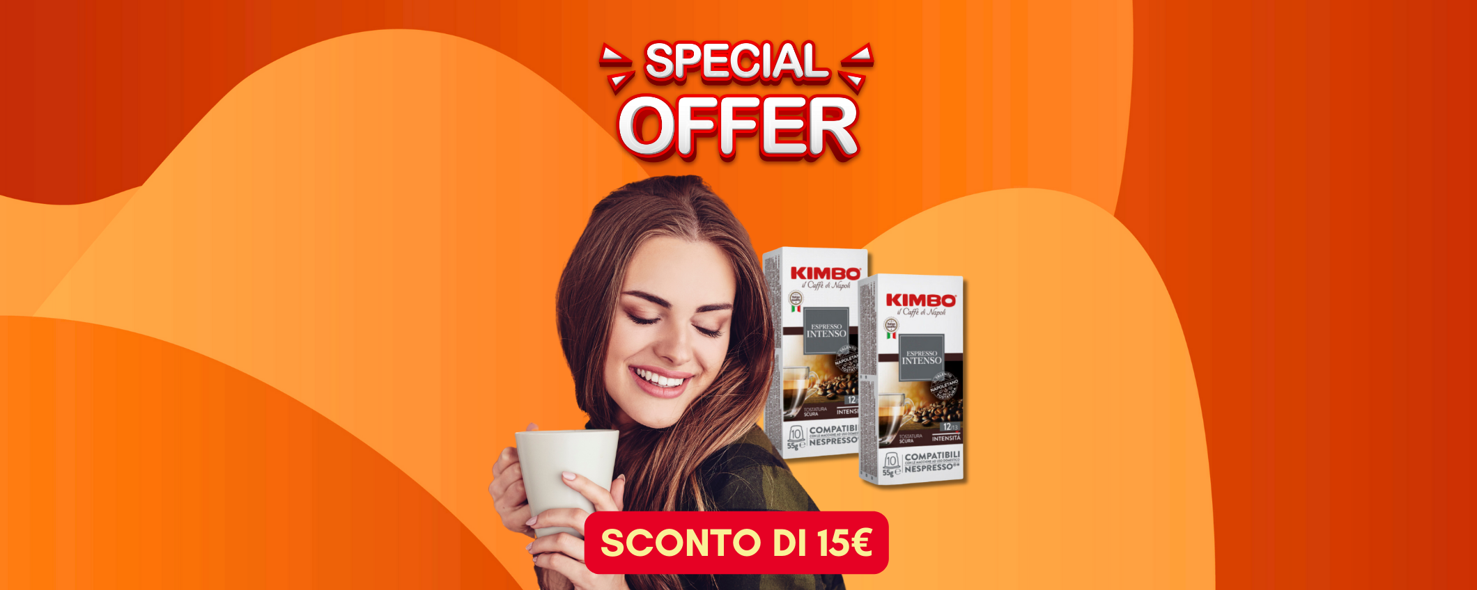 200 capsule Kimbo miscela intenso in sconto di 15€ su eBay 200 capsule Kimbo miscela intenso in sconto di 15€ su eBay