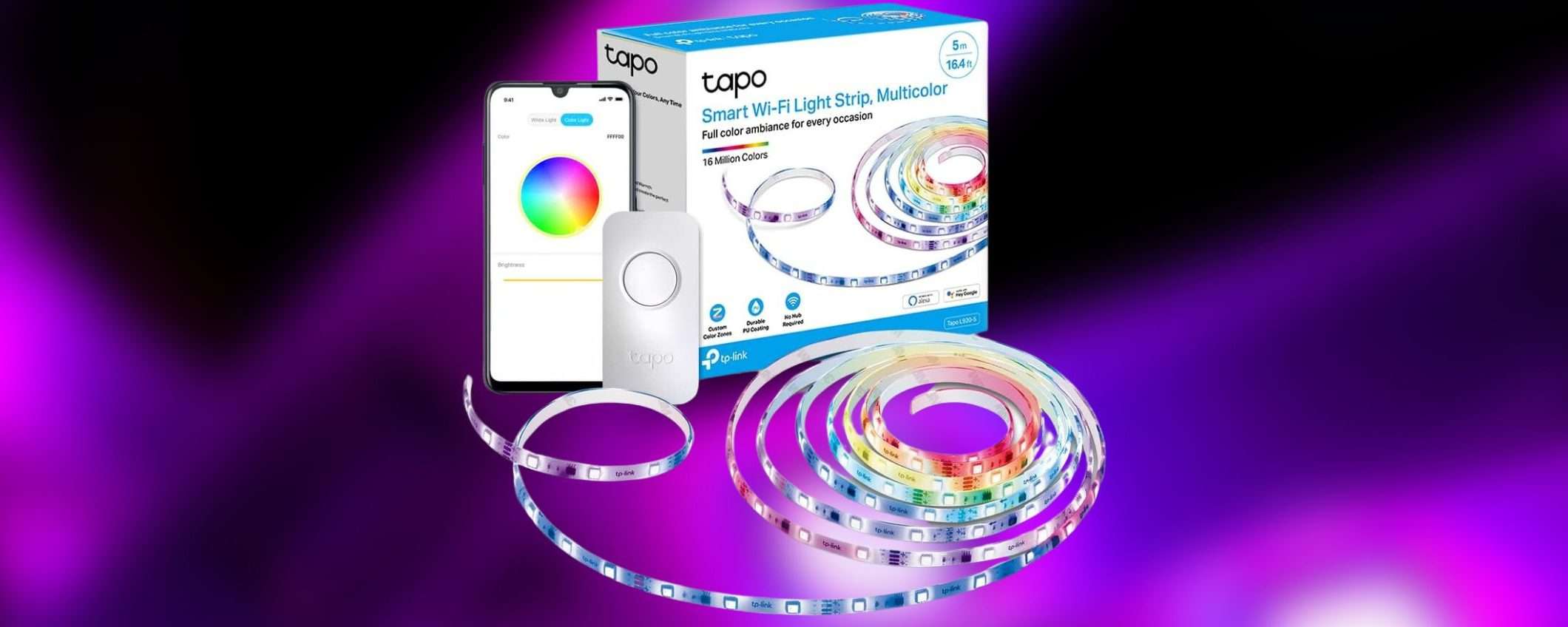 La striscia LED Smart TP-Link Tapo è in OFFERTA su Amazon (-40%) La striscia LED Smart TP-Link Tapo è in OFFERTA su Amazon (-40%)