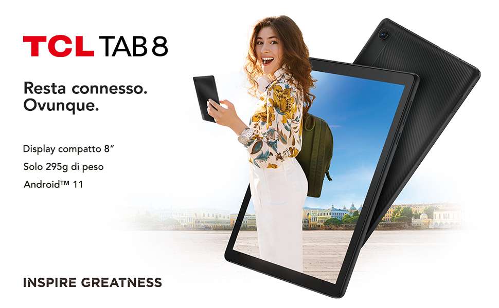 TCL TAB 8, su Amazon maxi-sconto del 33%: lo paghi meno di 100€ TCL TAB 8, su Amazon maxi-sconto del 33%: lo paghi meno di 100€