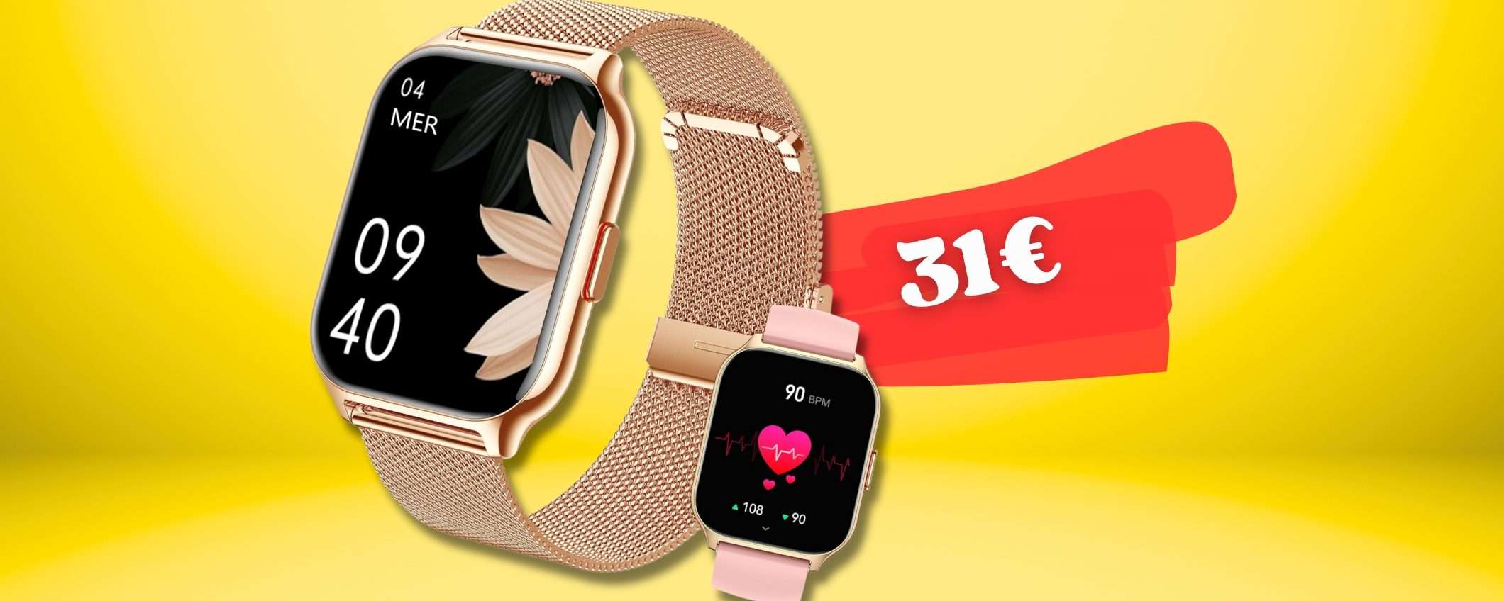 Telefona, tieni sotto controllo SPORT e SALUTE: smartwatch a 31€ BOMBA Telefona, tieni sotto controllo SPORT e SALUTE: smartwatch a 31€ BOMBA