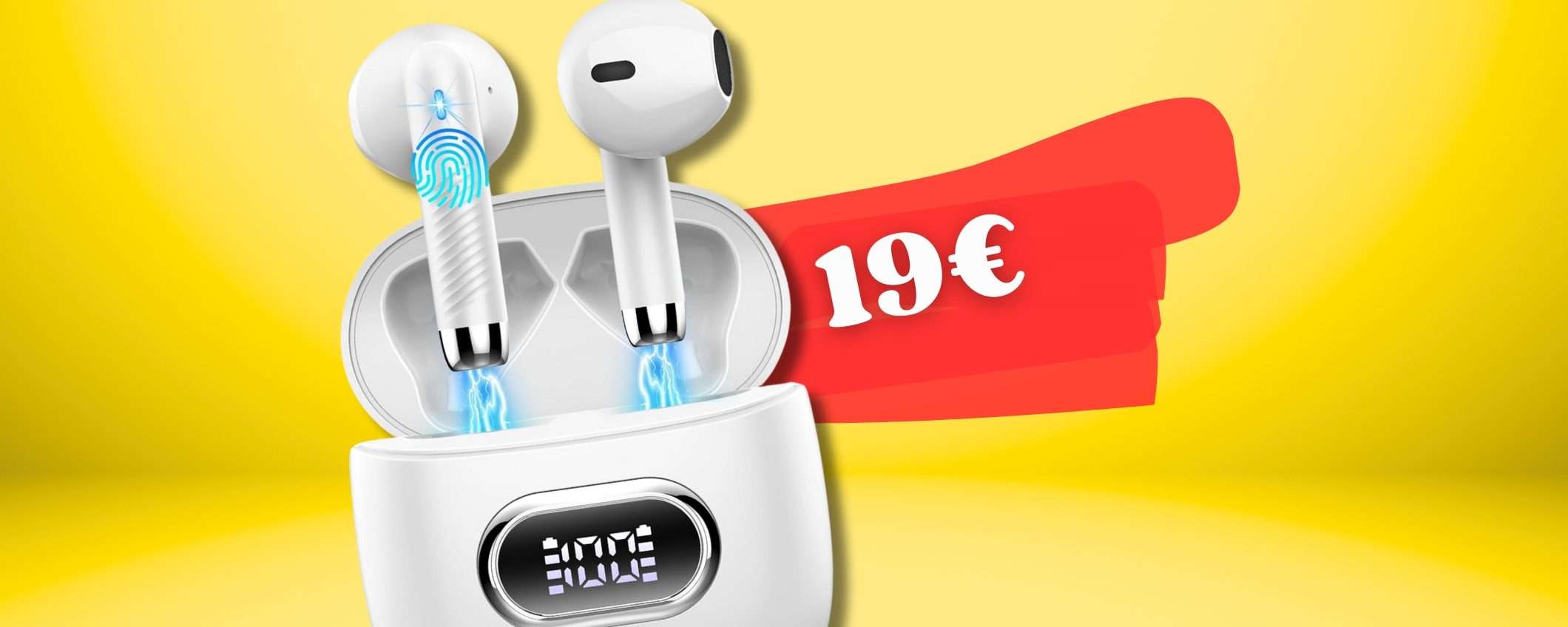 Auricolari Bluetooth 5.3 complete: prezzo ANNIENTATO da Amazon (19€) Auricolari Bluetooth 5.3 complete: prezzo ANNIENTATO da Amazon (19€)
