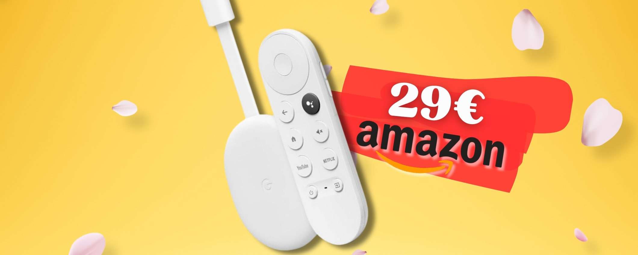 Chromecast con Google TV per streaming a GOGO senza limiti (29€) Chromecast con Google TV per streaming a GOGO senza limiti (29€)