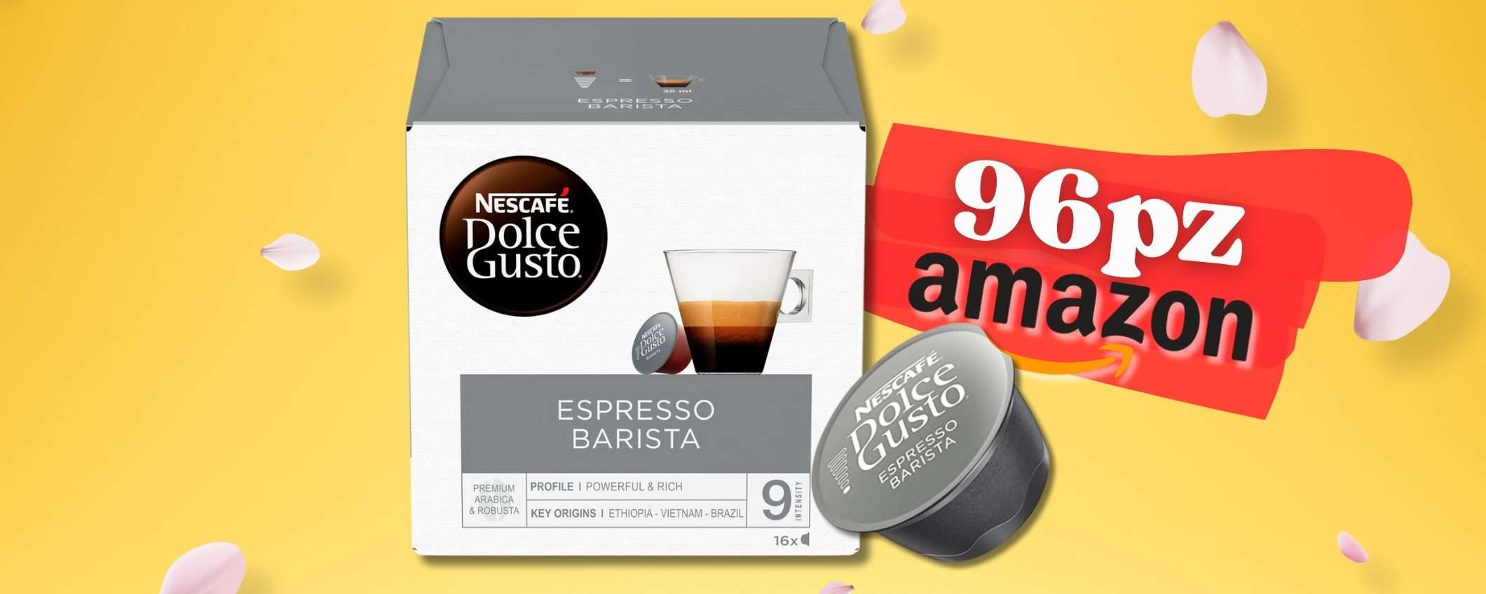 96 capsule ESPRESSO BARISTA per Nescafé 0,23€ cad. su Amazon 96 capsule ESPRESSO BARISTA per Nescafé 0,23€ cad. su Amazon