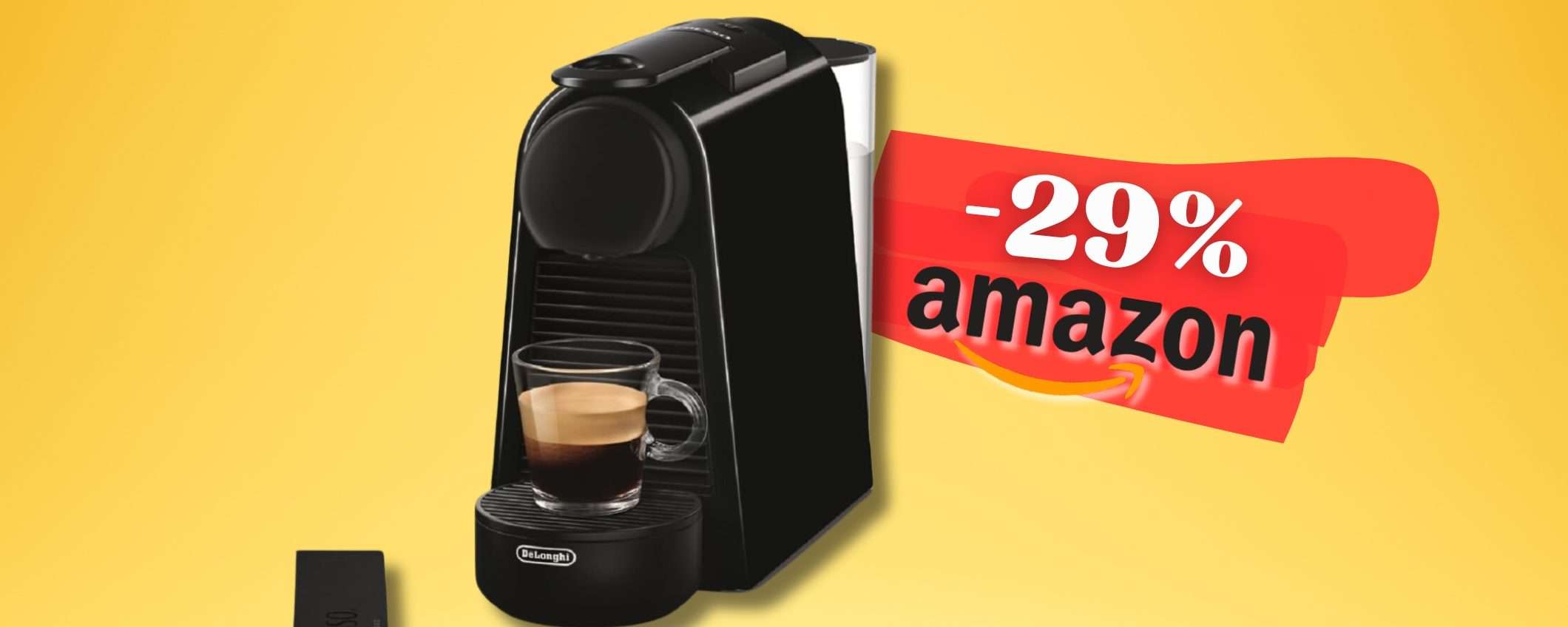 Nespresso Essenza Mini: caffè da BAR in soli 32CM di spazio (-29%) Nespresso Essenza Mini: caffè da BAR in soli 32CM di spazio (-29%)