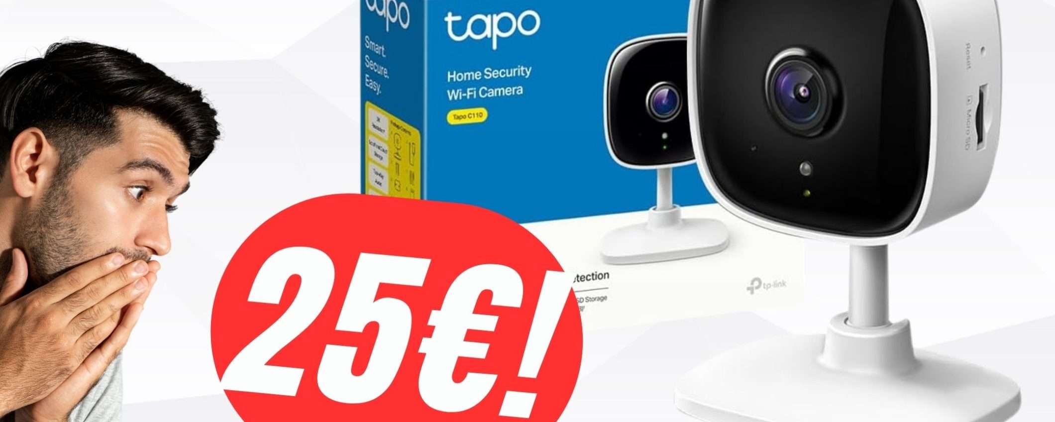 Questa Telecamera di Sorveglianza Wi-Fi a soli 25€ è una BOMBA Questa Telecamera di Sorveglianza Wi-Fi a soli 25€ è una BOMBA