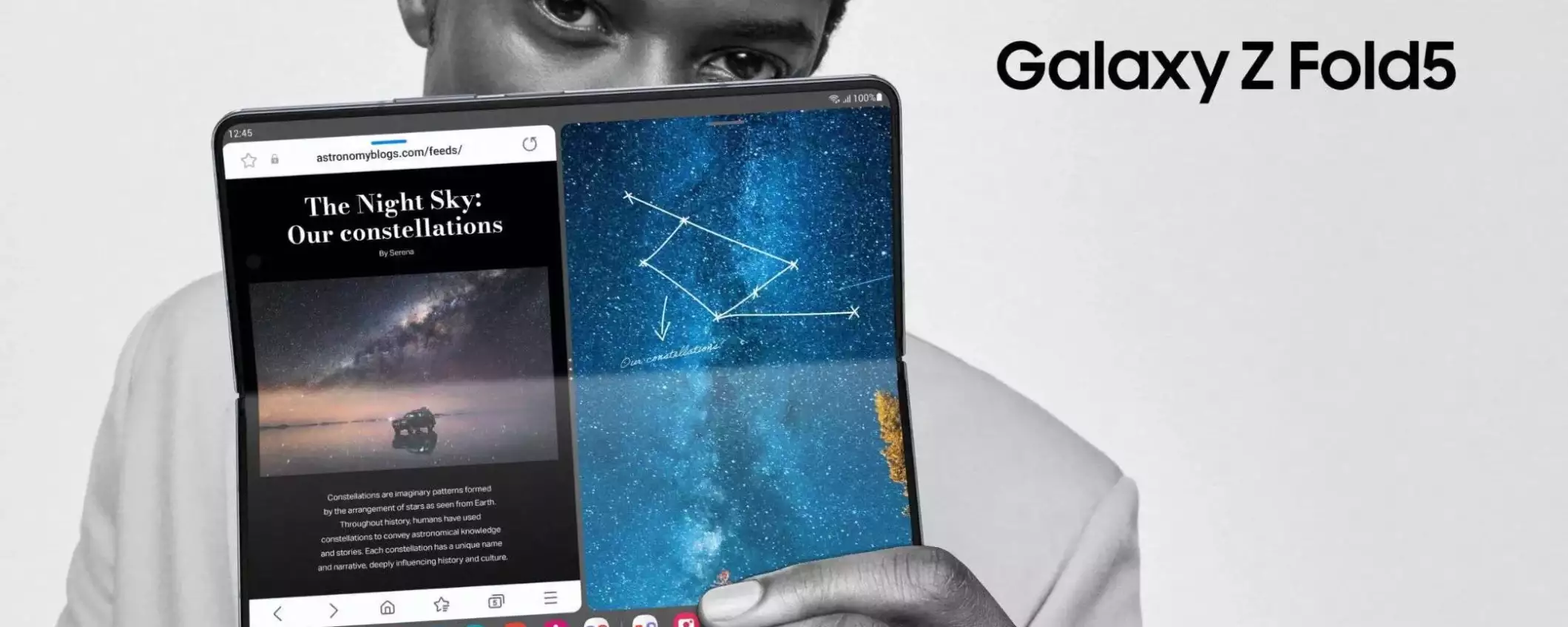 Samsung Galaxy Z Fold5 5G con il Galaxy Tab S9 FE in omaggio