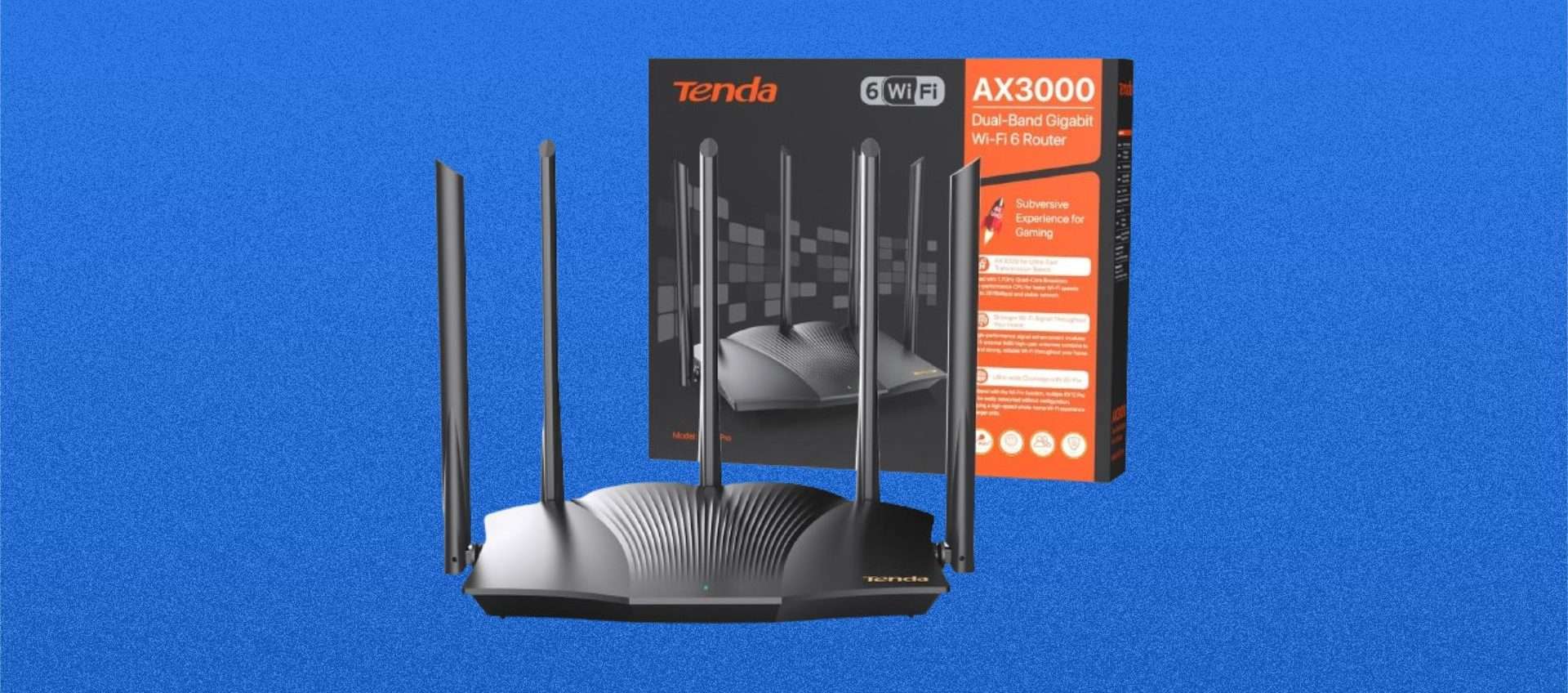Router Tenda RX12 Pro in super offerta: internet potente in tutta la casa Router Tenda RX12 Pro in super offerta: internet potente in tutta la casa