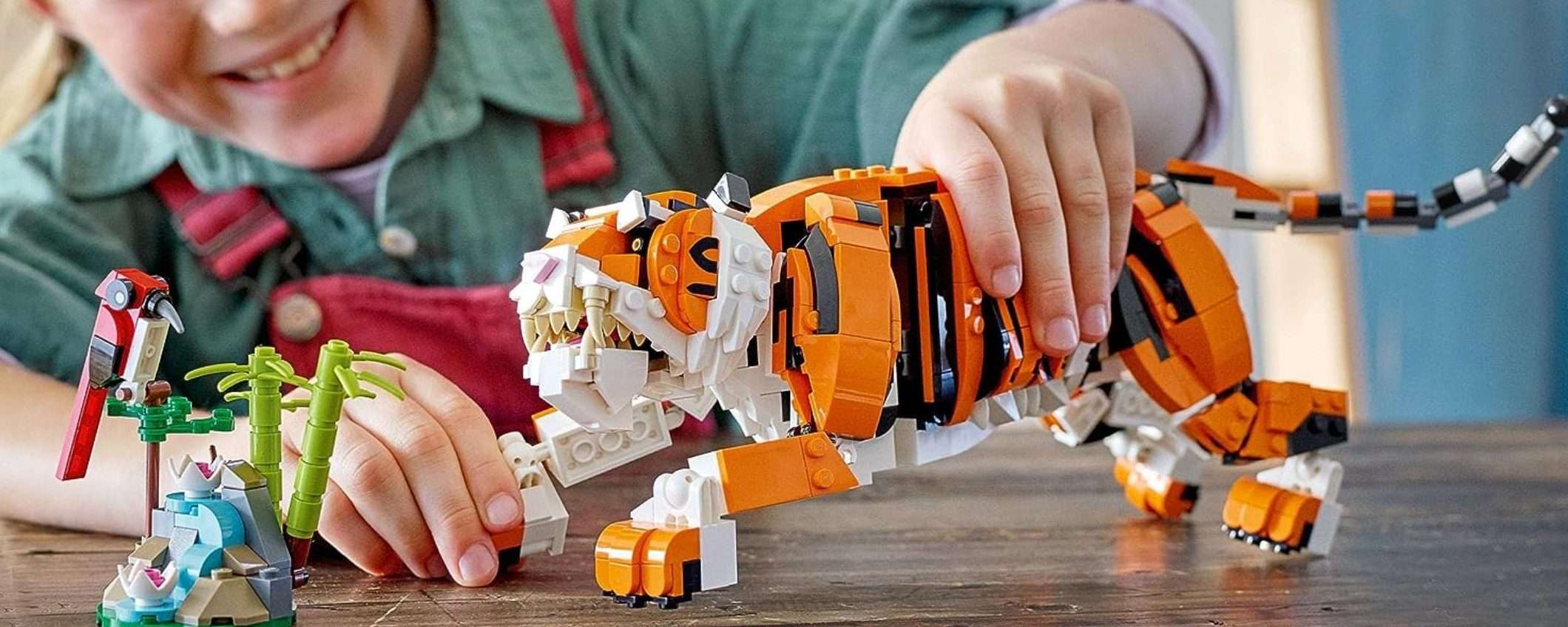 La maestosa tigre giocattolo LEGO 3-in-1 è in SCONTO su Amazon (-20%) La maestosa tigre giocattolo LEGO 3-in-1 è in SCONTO su Amazon (-20%)