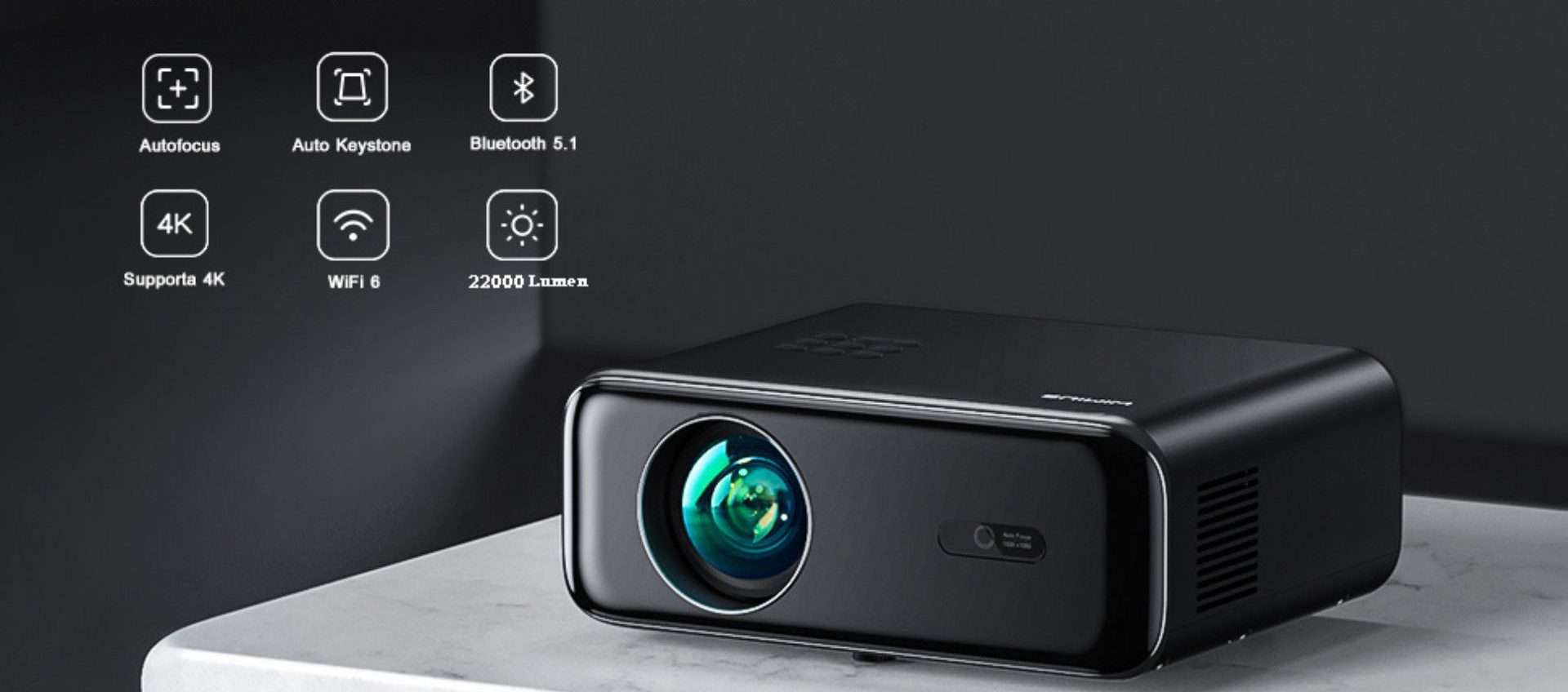 Proiettore 4K, triplo sconto su Amazon: l'offerta sta andando a ruba Proiettore 4K, triplo sconto su Amazon: l'offerta sta andando a ruba