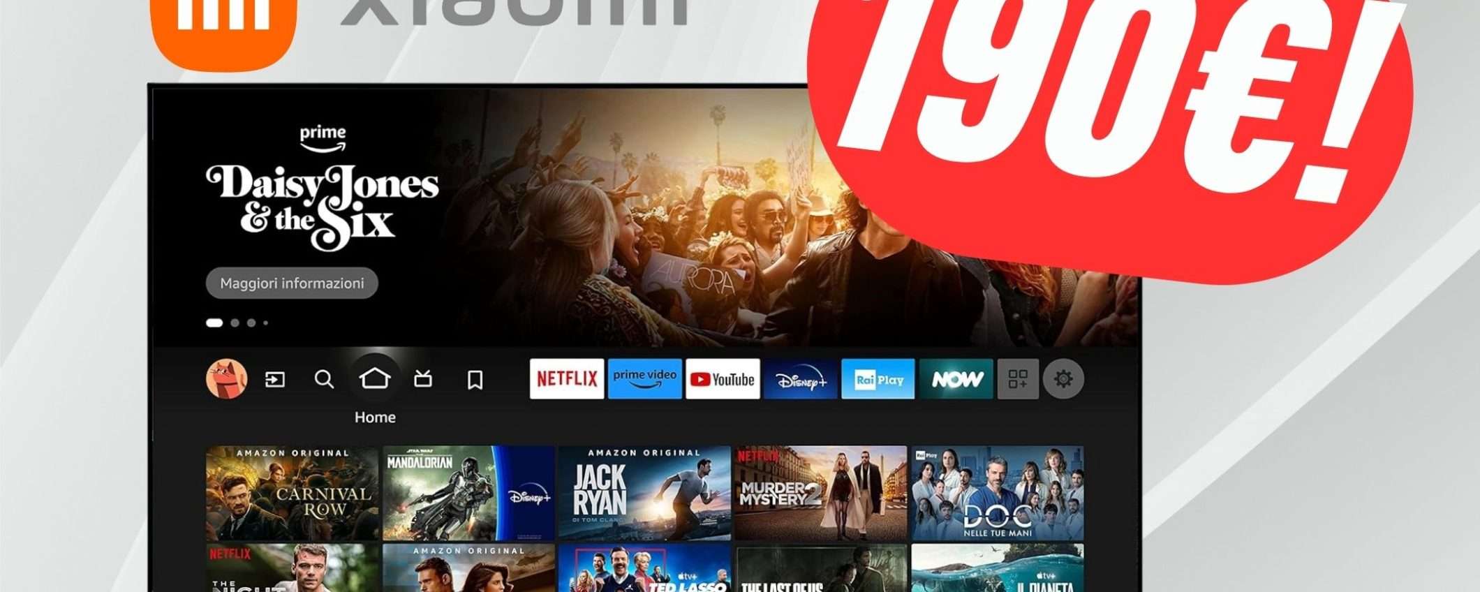 Lo Smart TV di Xiaomi con Controllo Vocale CROLLA a soli 190€! Lo Smart TV di Xiaomi con Controllo Vocale CROLLA a soli 190€!