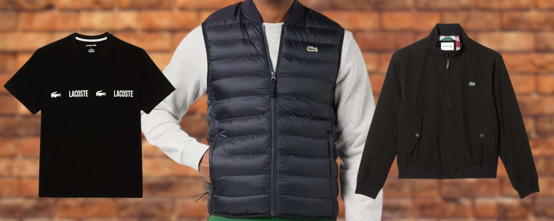 Lacoste, abbigliamento da 27€ su Amazon: SVUOTATUTTO, sconti fino al 56%