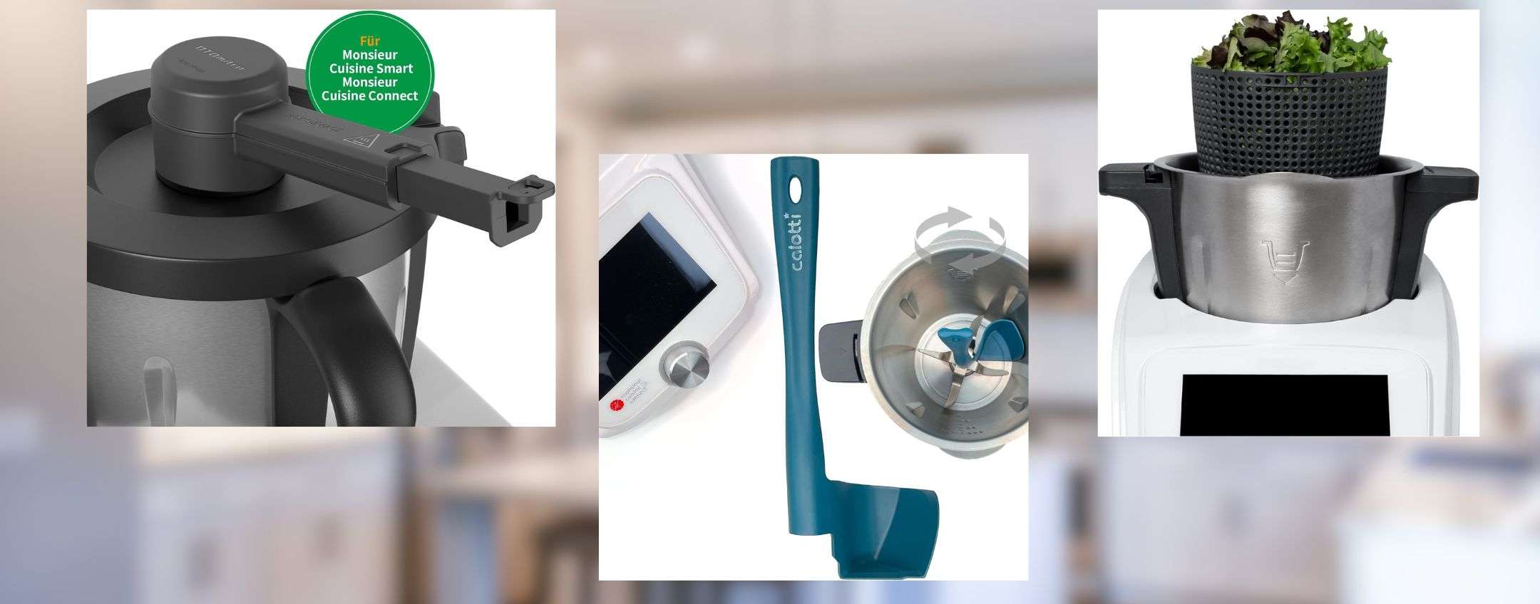 Attacco Frusta Acciaio Per Monsieur Cuisine Connect E Smart - Accessorio BPA Free Per Frullatore