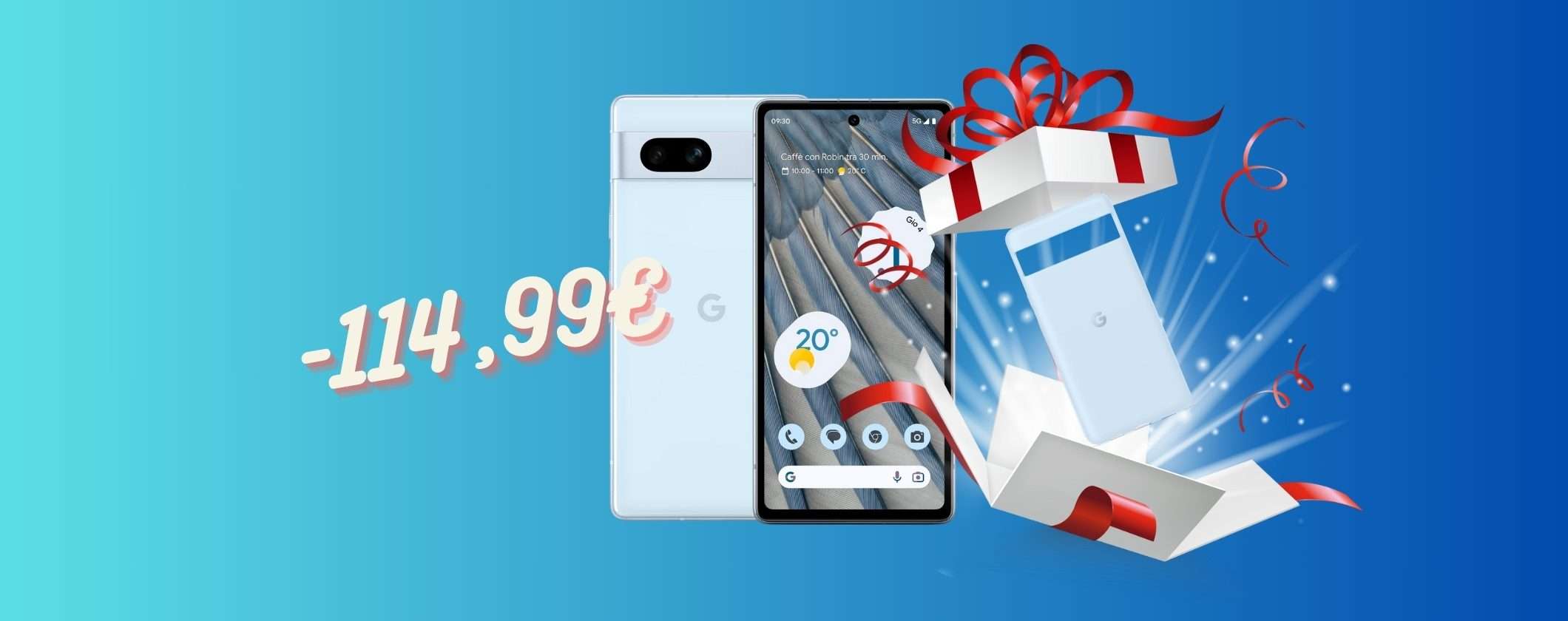 Acquista Google Pixel 7a: la Cover Originale è in REGALO