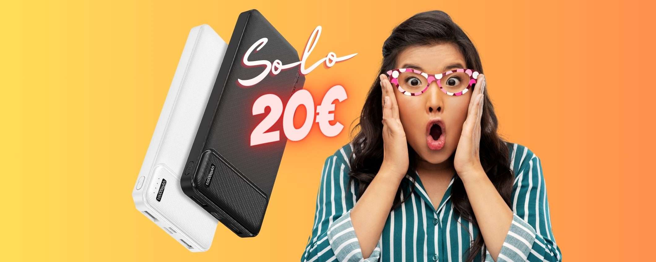 APPENA 20€ per 2 Power Bank da 10000mAh e 3 uscite: BOMBA Amazon