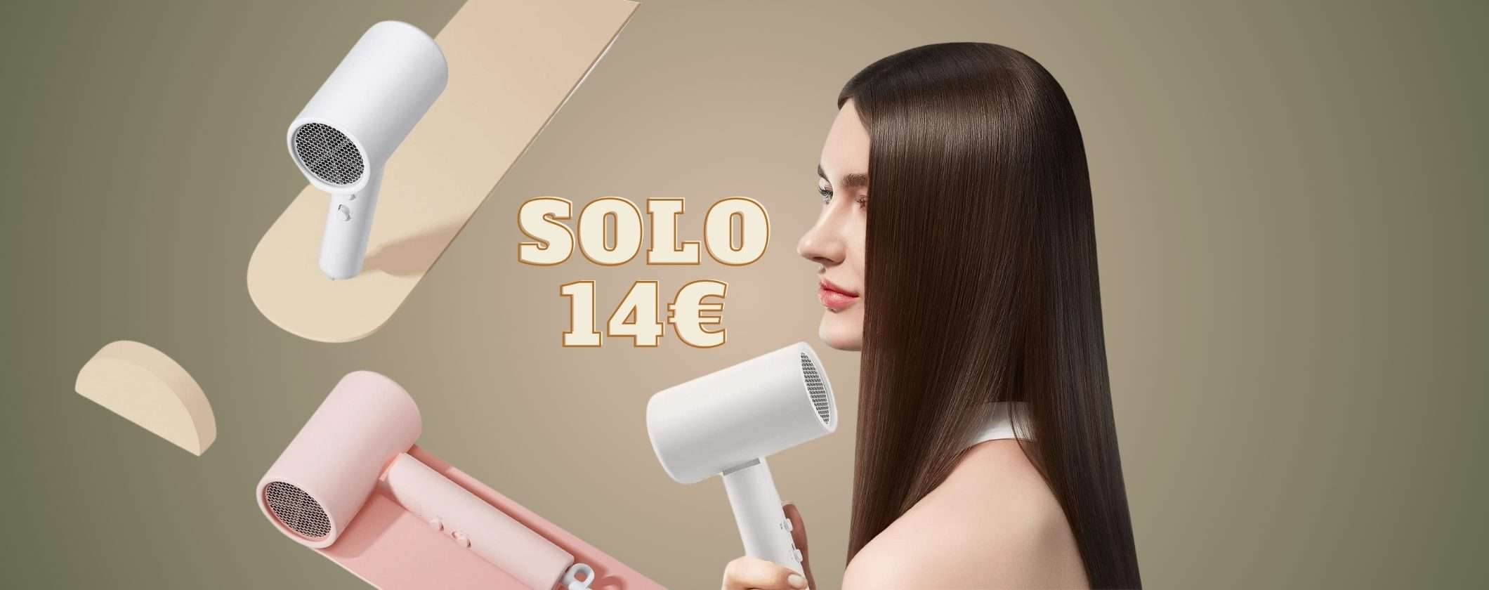 Asciugacapelli POTENTE e COMPATTO by Xiaomi OGGI a 14€ Asciugacapelli POTENTE e COMPATTO by Xiaomi OGGI a 14€