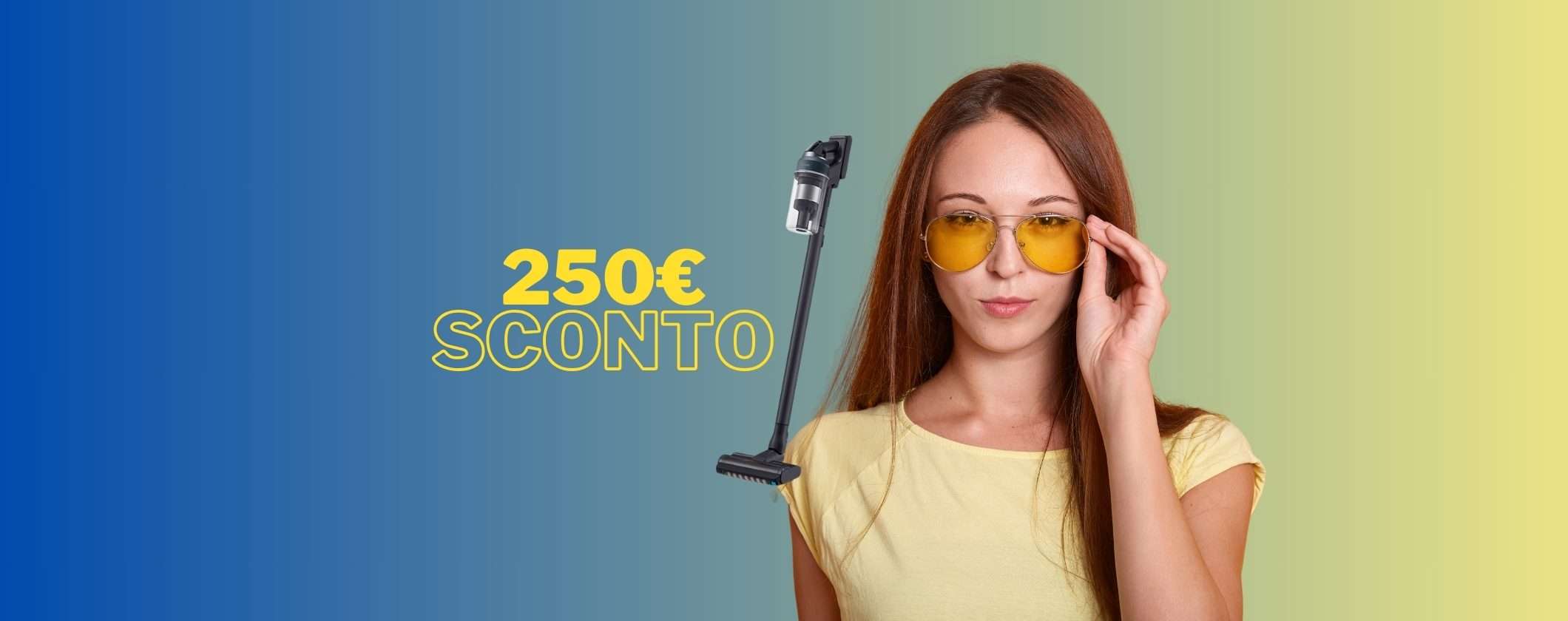 Aspirapolvere Samsung Jet 85: pulito veloce e profondo (-250€)