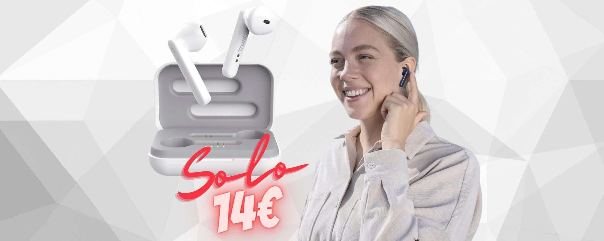 Auricolari wireless by Trust super ECONOMICI e di QUALITÀ a soli 14€ Auricolari wireless by Trust super ECONOMICI e di QUALITÀ a soli 14€