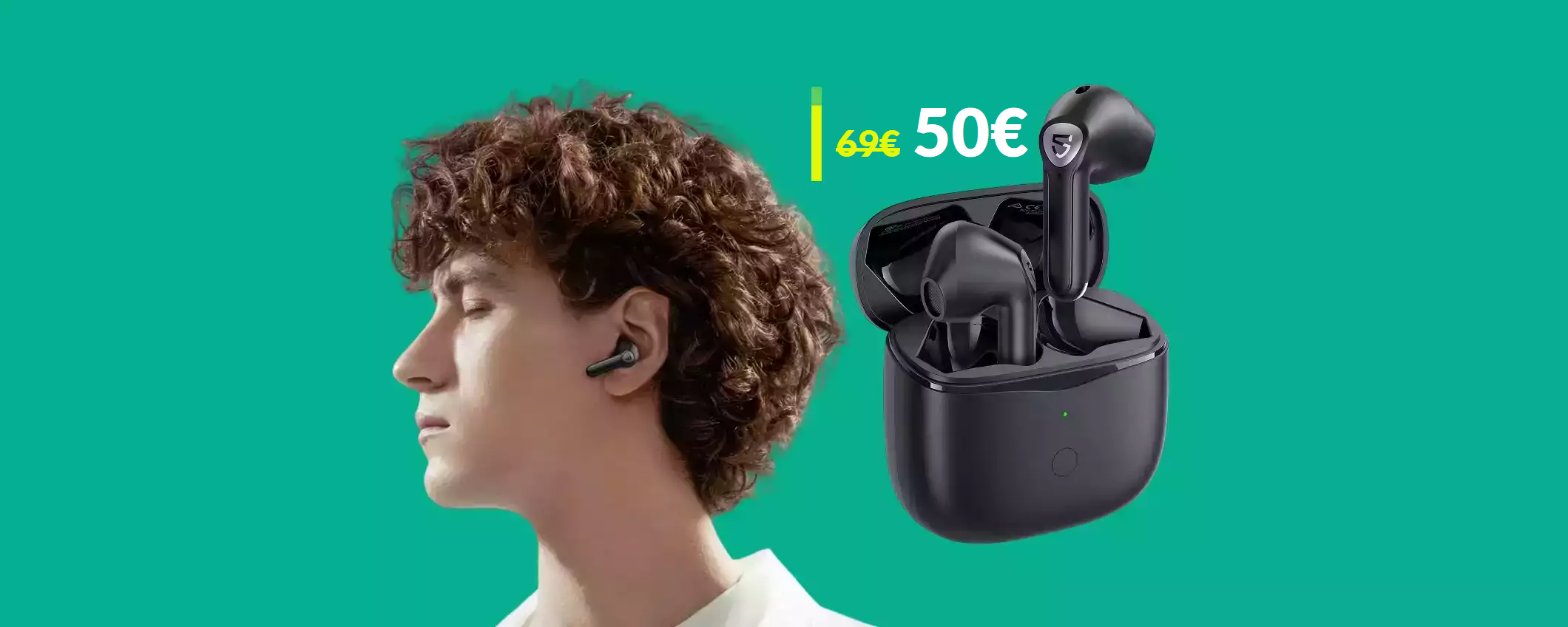 Auricolari SoundPEATS Air3: un AFFARE a 50€ con ben 2 SCONTI Auricolari SoundPEATS Air3: un AFFARE a 50€ con ben 2 SCONTI