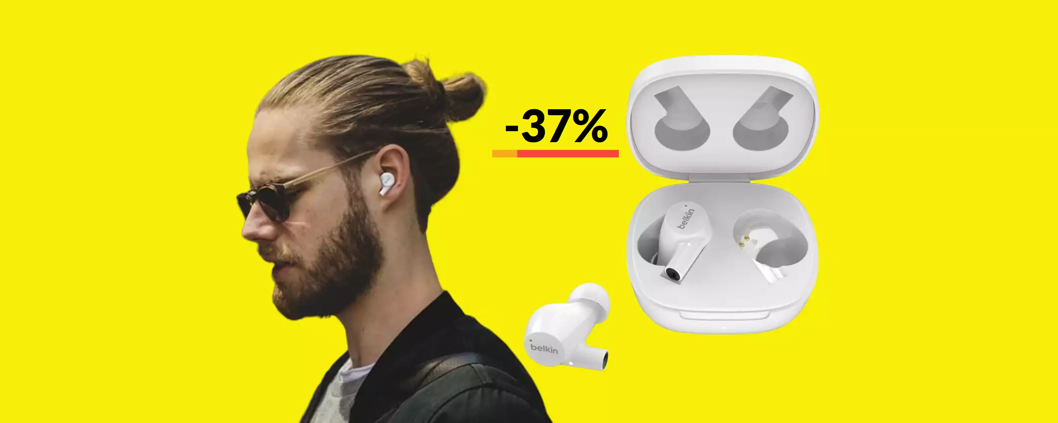 Auricolari Belkin con bassi PORTENTOSI: il prezzo precipita a 44€ Auricolari Belkin con bassi PORTENTOSI: il prezzo precipita a 44€