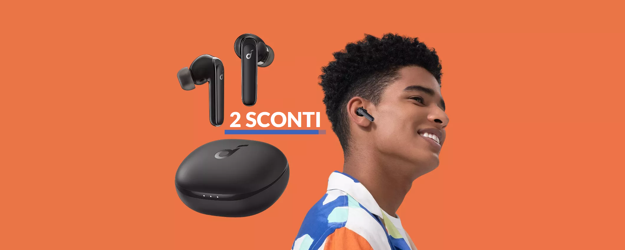 Con questi auricolari ti godi 2 GIORNI di musica stratosferica (59€)