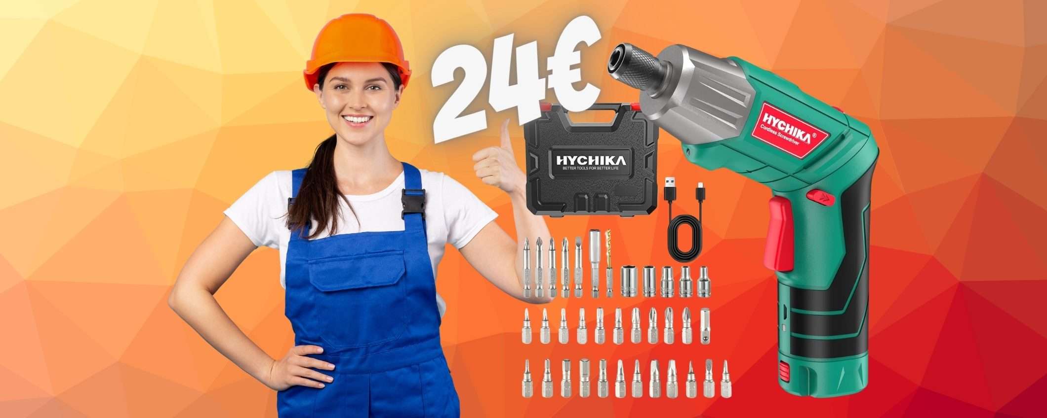 Avvitatore elettrico SPETTACOLARE per fare di tutto, ora solo 24€ Avvitatore elettrico SPETTACOLARE per fare di tutto, ora solo 24€