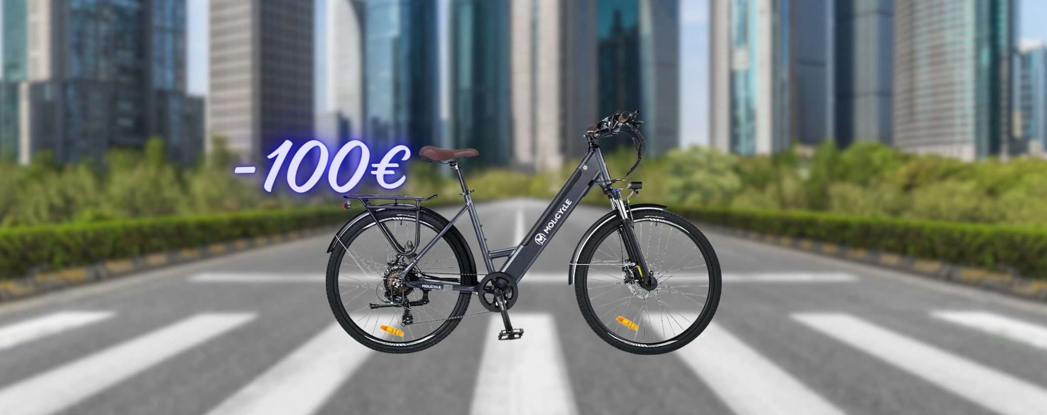 Bici Elettrica Trekking City BELLISSIMA: 100€ di sconto su BuyBestGear