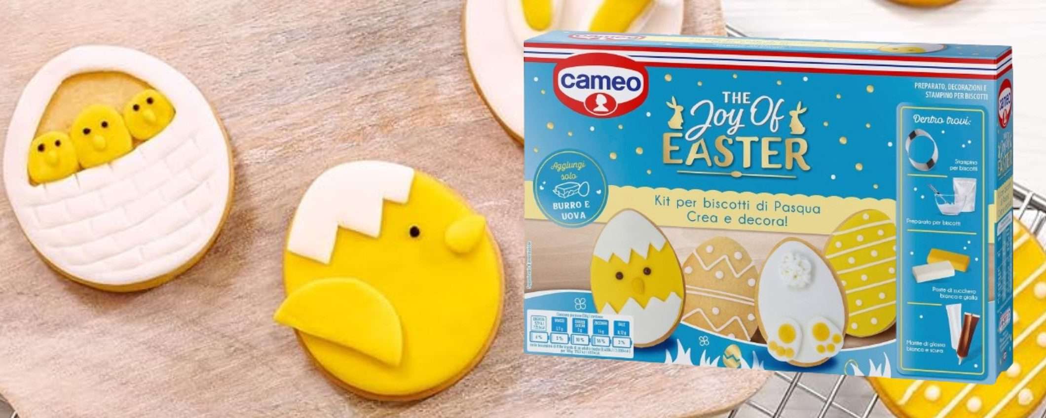 Cameo: kit biscotti di Pasqua a prezzo PICCOLISSIMO su Amazon (6,99€) Cameo: kit biscotti di Pasqua a prezzo PICCOLISSIMO su Amazon (6,99€)