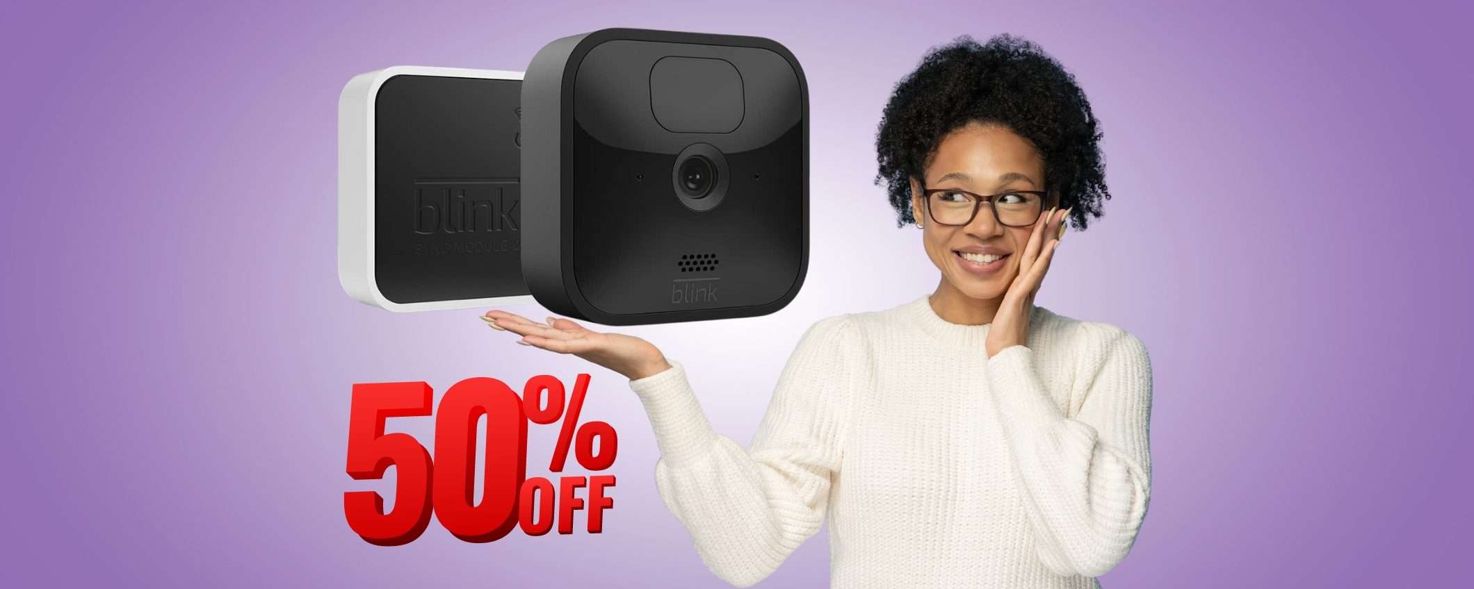 Blink Outdoor: la videocamera di sicurezza smart tua a METÀ PREZZO Blink Outdoor: la videocamera di sicurezza smart tua a METÀ PREZZO