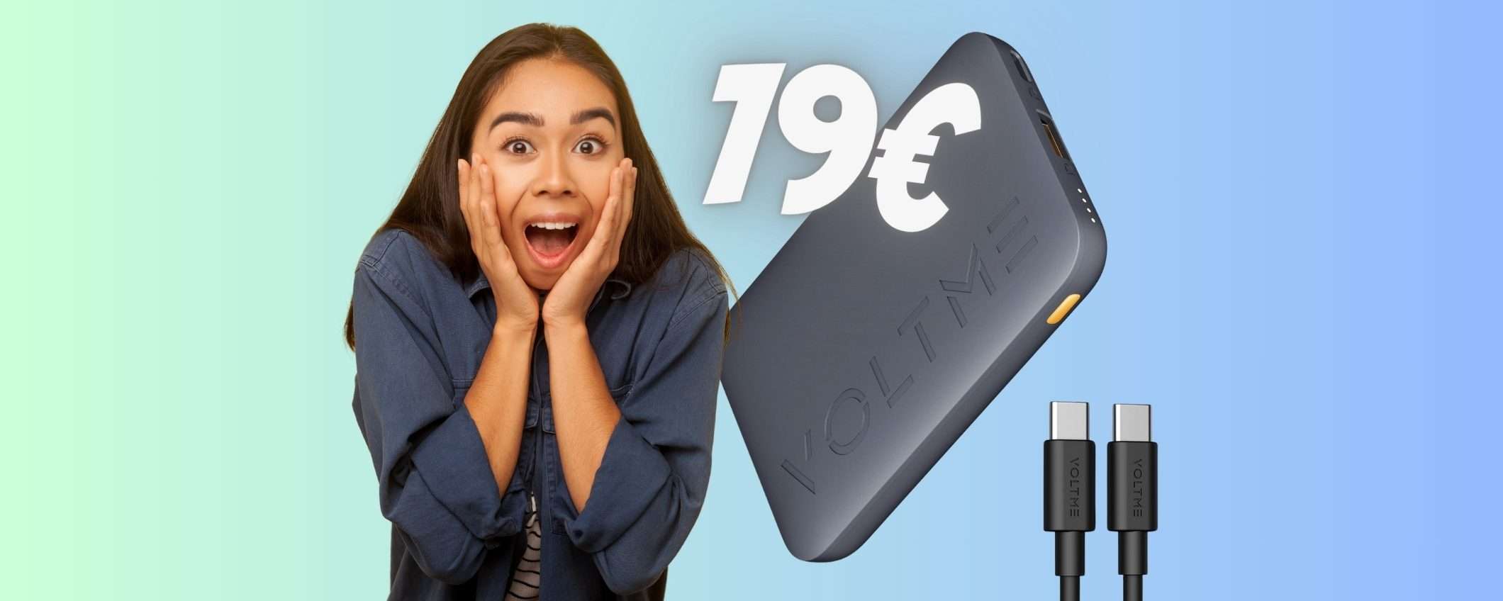 BOMBA Amazon: Power Bank POTENTE e ULTRA LEGERO a soli 19€ BOMBA Amazon: Power Bank POTENTE e ULTRA LEGERO a soli 19€