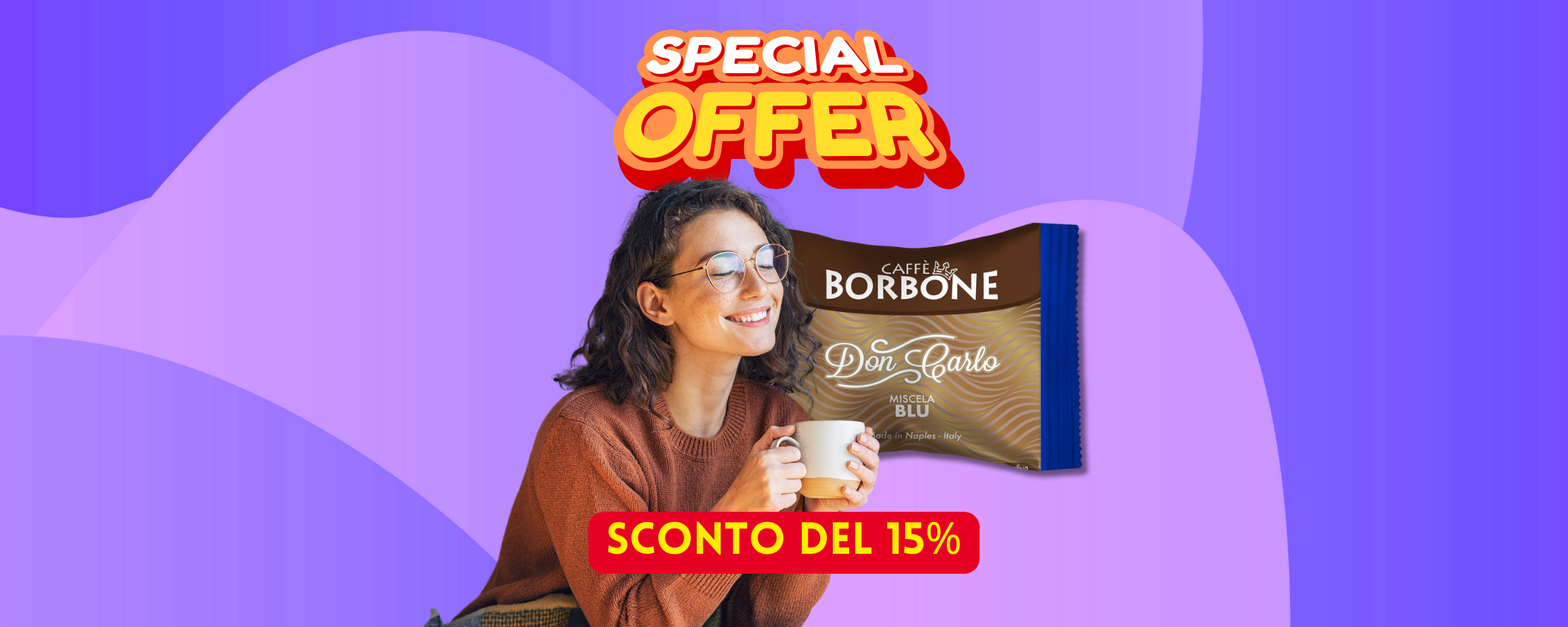 Caffè Borbone Don Carlo miscela blu in sconto del 15%: ben 100 capsule Caffè Borbone Don Carlo miscela blu in sconto del 15%: ben 100 capsule